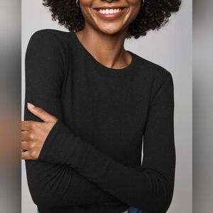 Splendid Classic Black Knit Top